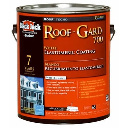 Gardner-Gibson Gardner-Gibson 5527-1-20 Black Jack Roof Gard 700 White Elastomeric Roof Coating; 3.6 qt. 800886